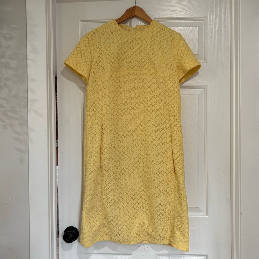 ☀️Vintage 60’s Serbian of Florida by Muriel Ryan Yellow Midi Dress☀️
